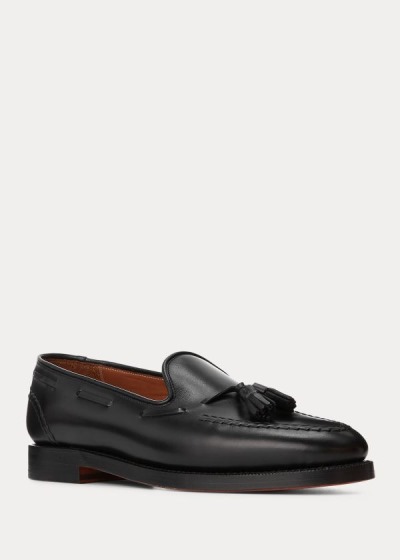 Mocasines Polo Ralph Lauren Hombre Negros - Booth Calfskin - LDSHT2587